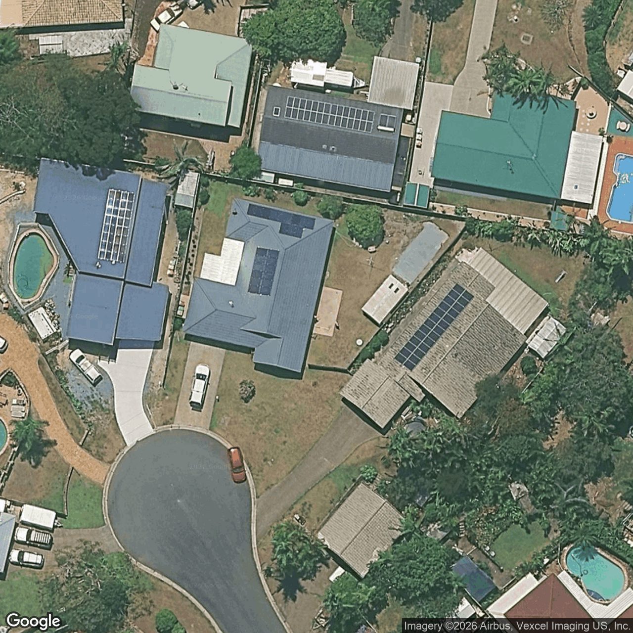 Aerial view of 5 Aloe Court, Elanora QLD 4221