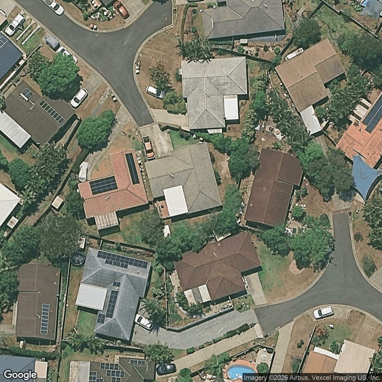 Aerial view of 4 Daphne Court, Elanora QLD 4221