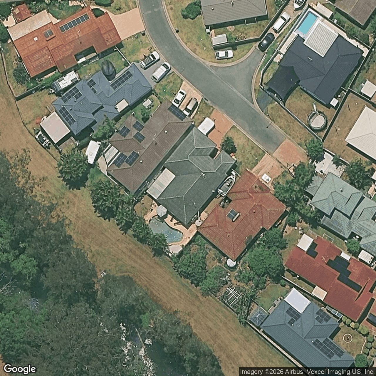 Aerial view of 33 Cosmos Court, Elanora QLD 4221