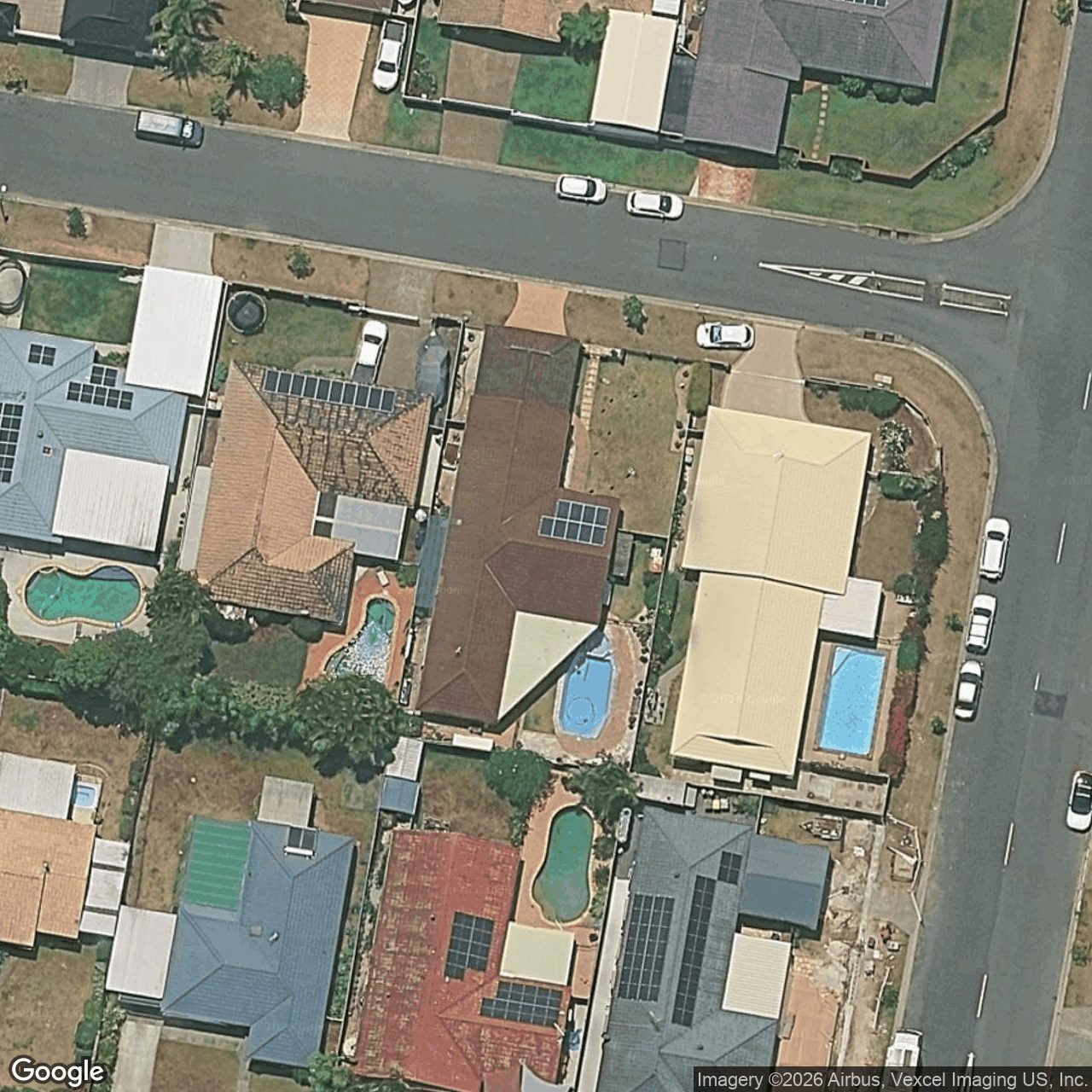 Aerial view of 4 Bergamont Street, Elanora QLD 4221