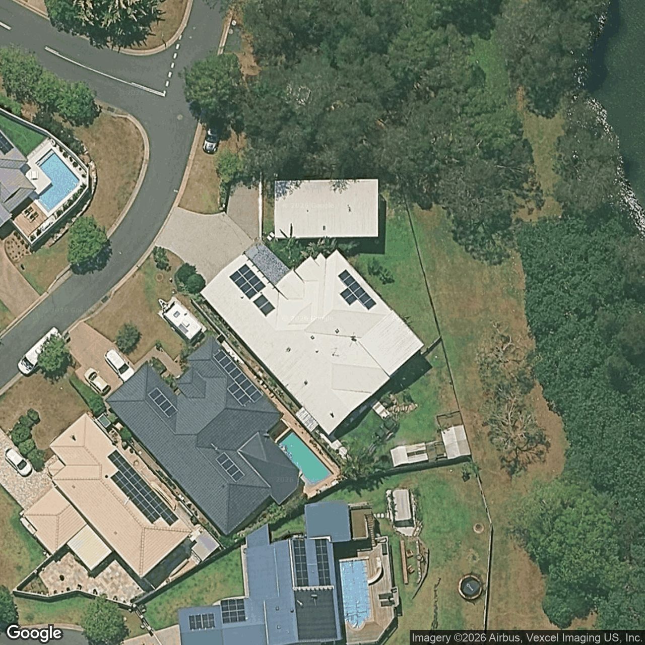 Aerial view of 16 Nyoka Court, Elanora QLD 4221