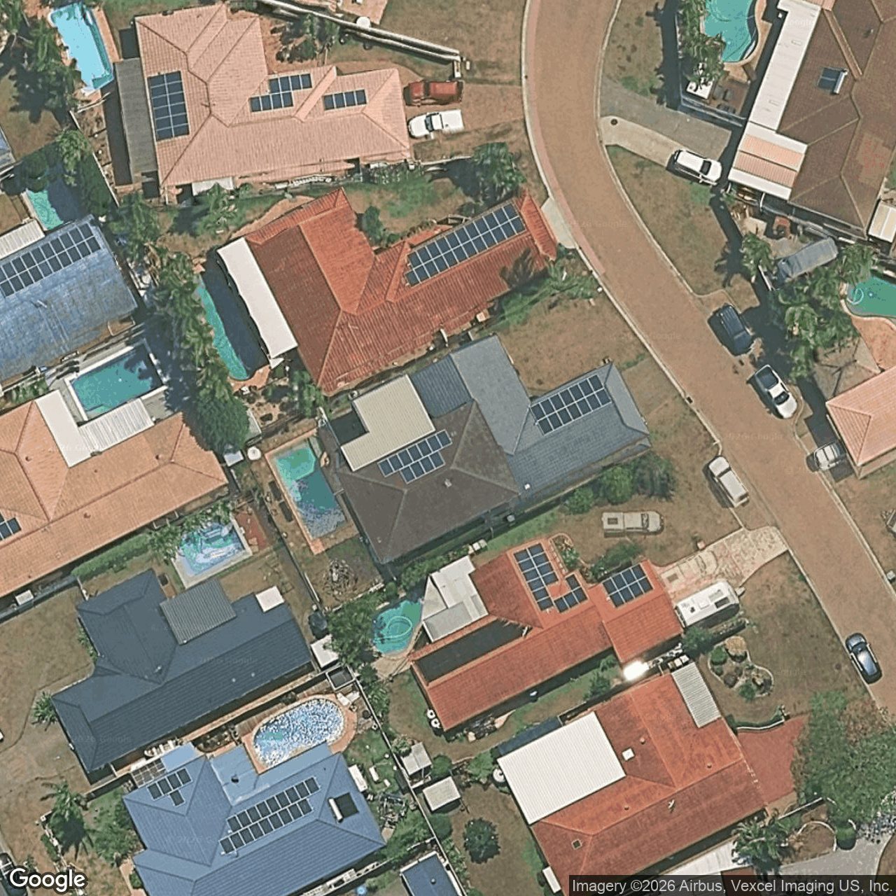 Aerial view of 7 Blackbean Court, Elanora QLD 4221