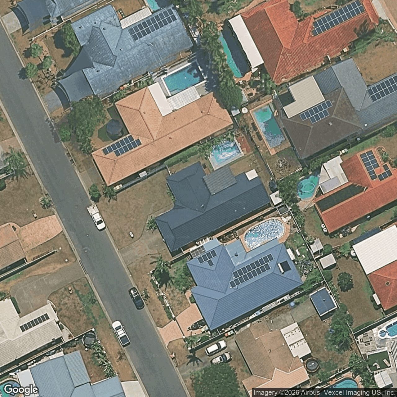 Aerial view of 25 Bergamont Street, Elanora QLD 4221