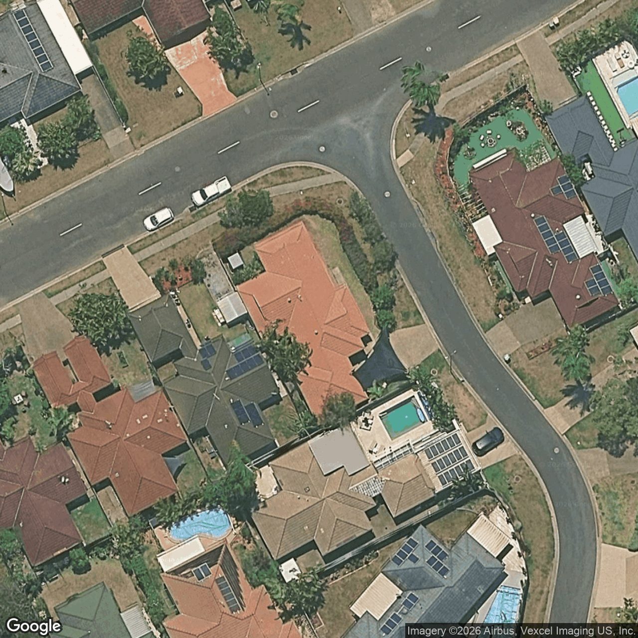 Aerial view of 91 Saffron Street, Elanora QLD 4221