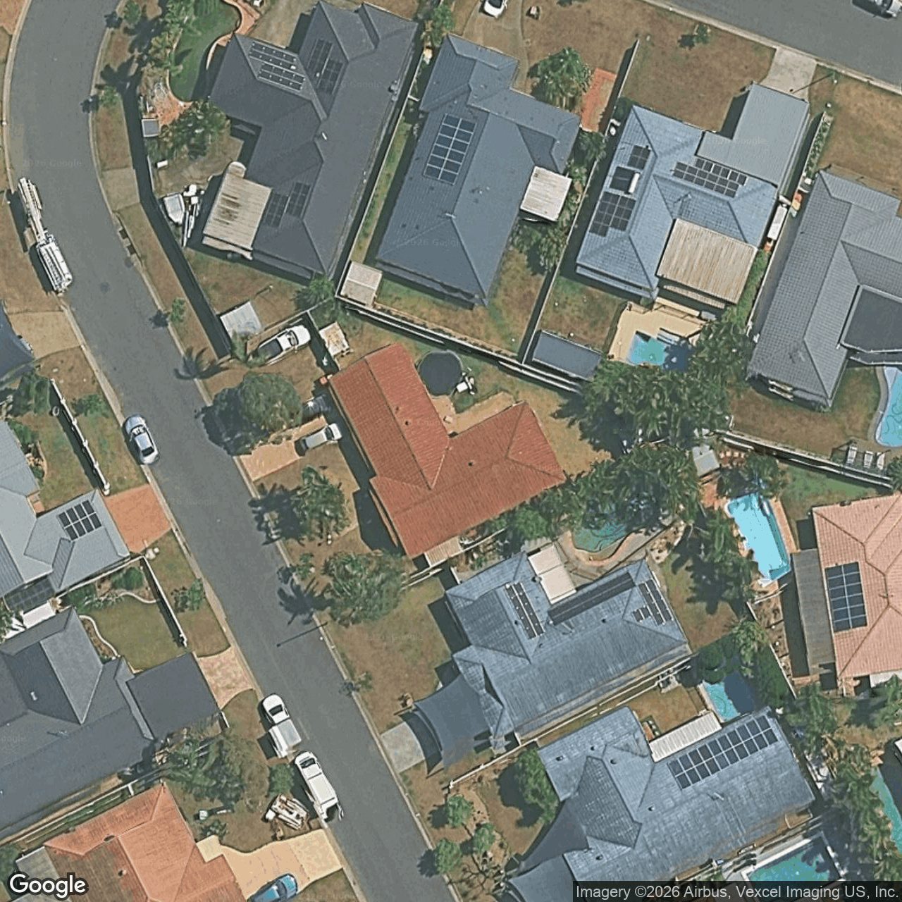 Aerial view of 33 Bergamont Street, Elanora QLD 4221