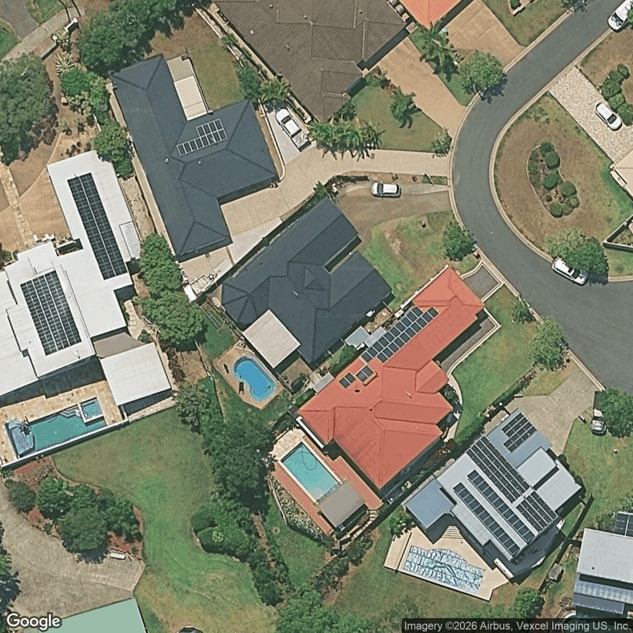 Aerial view of 13 Nyoka Court, Elanora QLD 4221