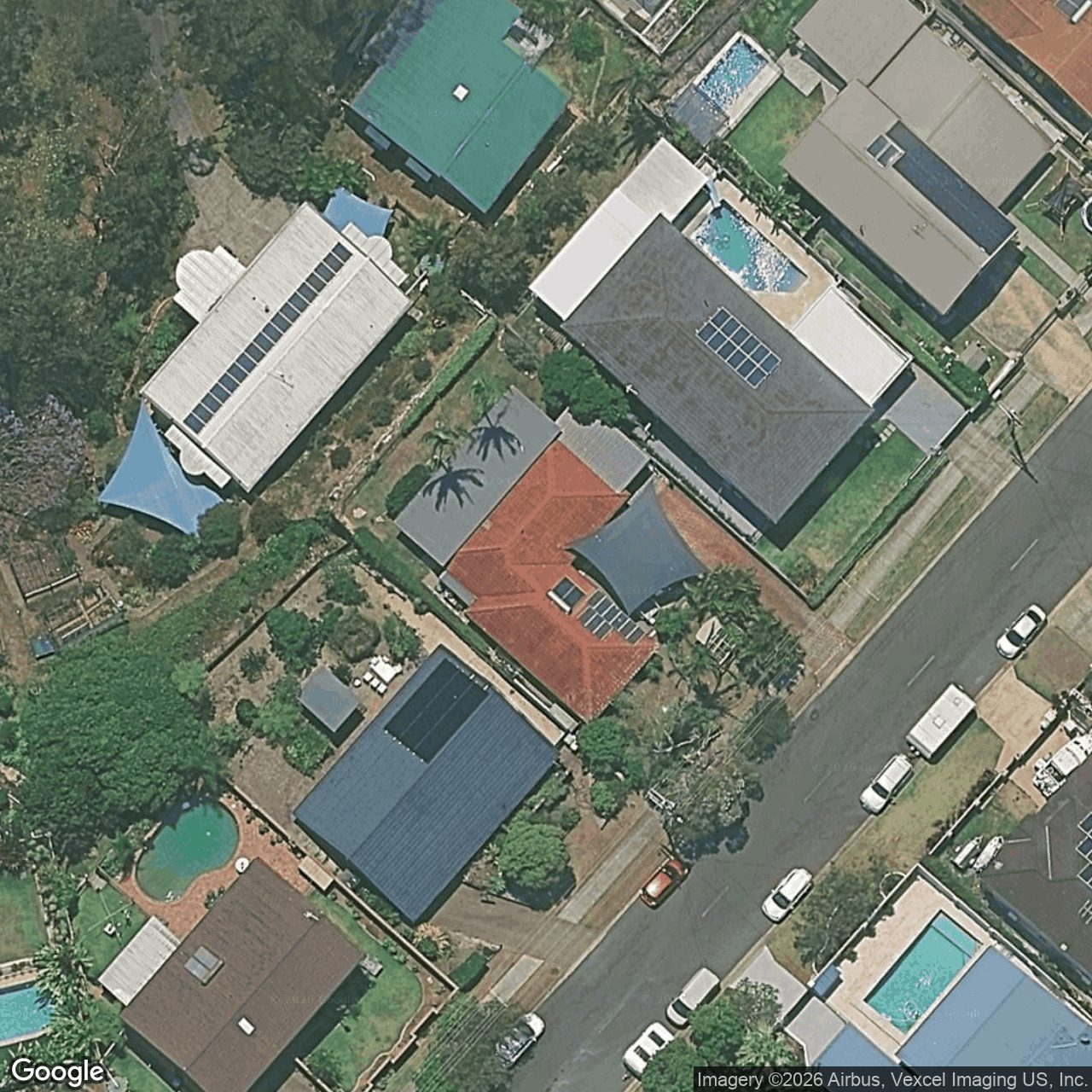 Aerial view of 19 Seaview Parade, Elanora QLD 4221