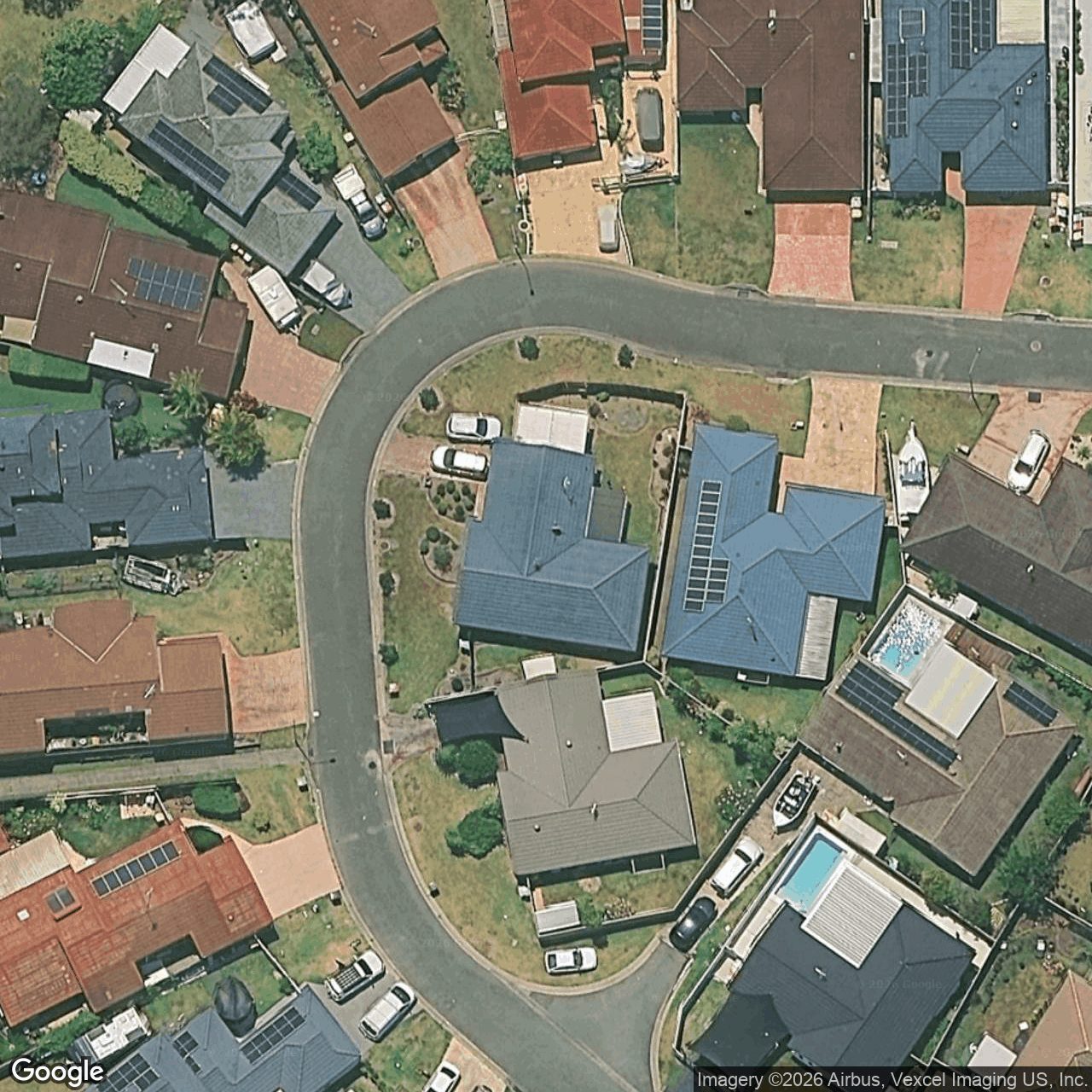Aerial view of 8 Cosmos Court, Elanora QLD 4221