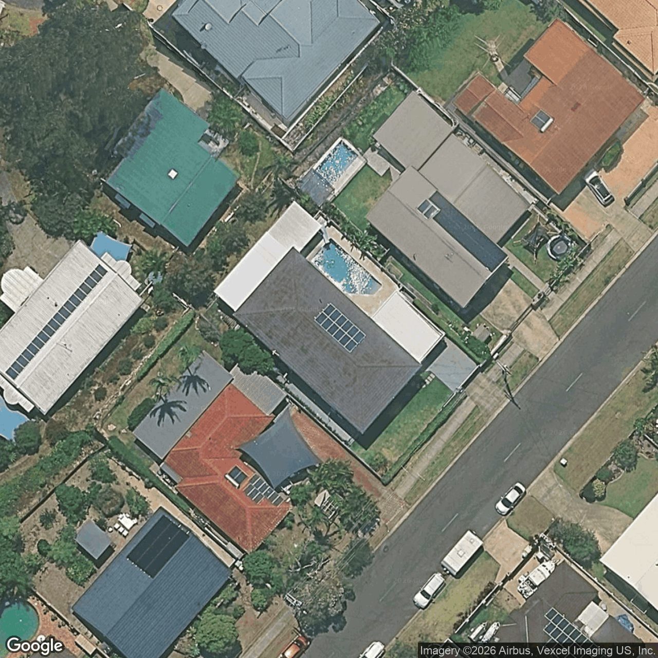Aerial view of 17 Seaview Parade, Elanora QLD 4221