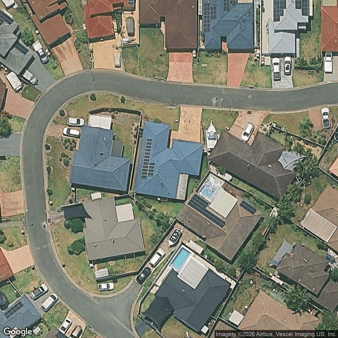 Aerial view of 6 Cosmos Court, Elanora QLD 4221