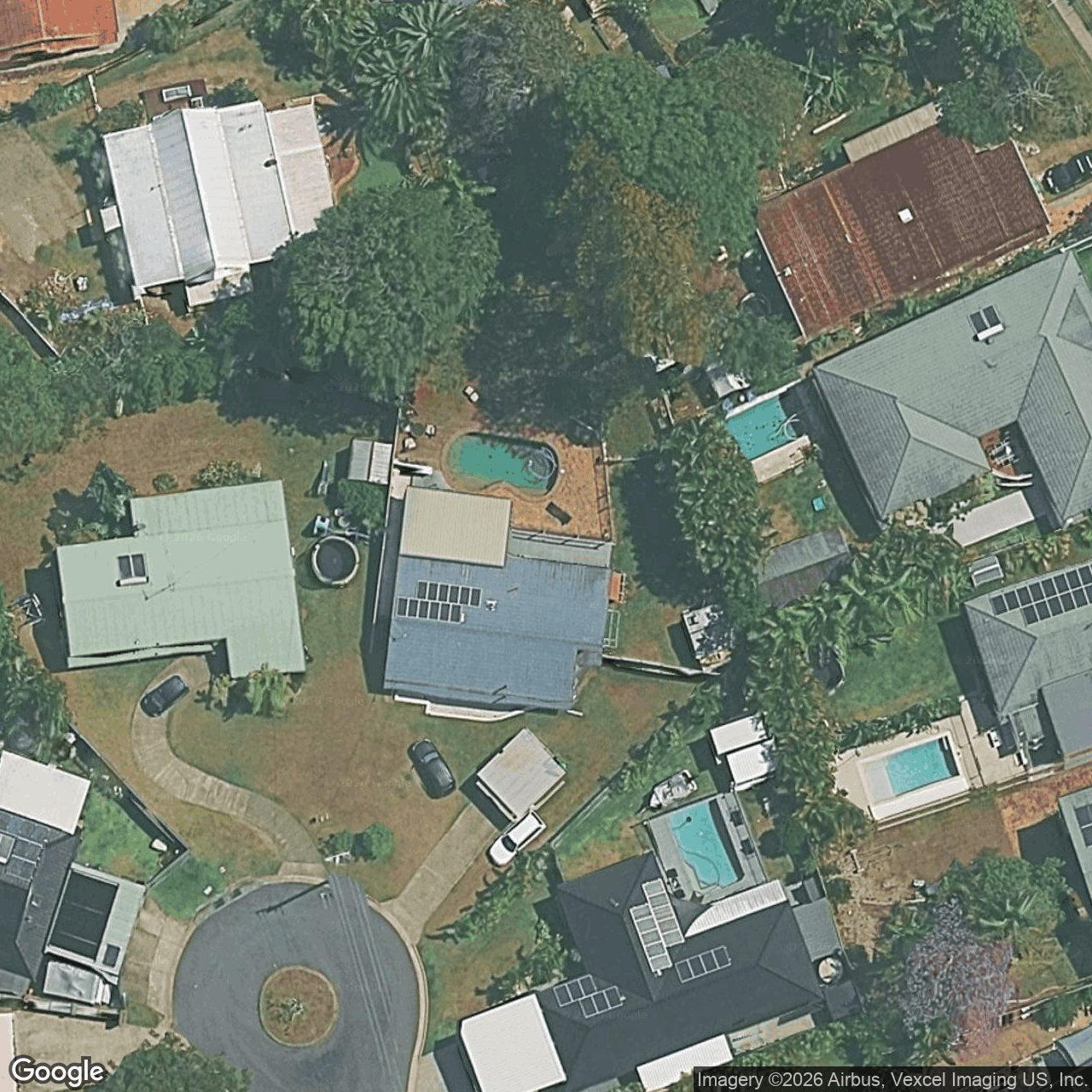 Aerial view of 7 Pacific Avenue, Elanora QLD 4221