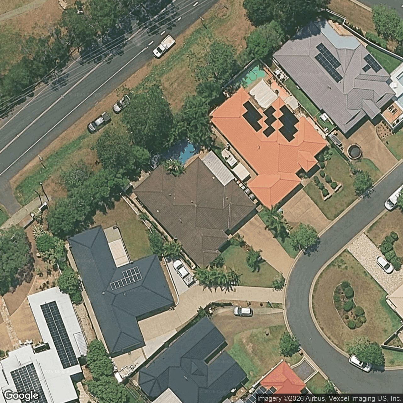 Aerial view of 9 Nyoka Court, Elanora QLD 4221
