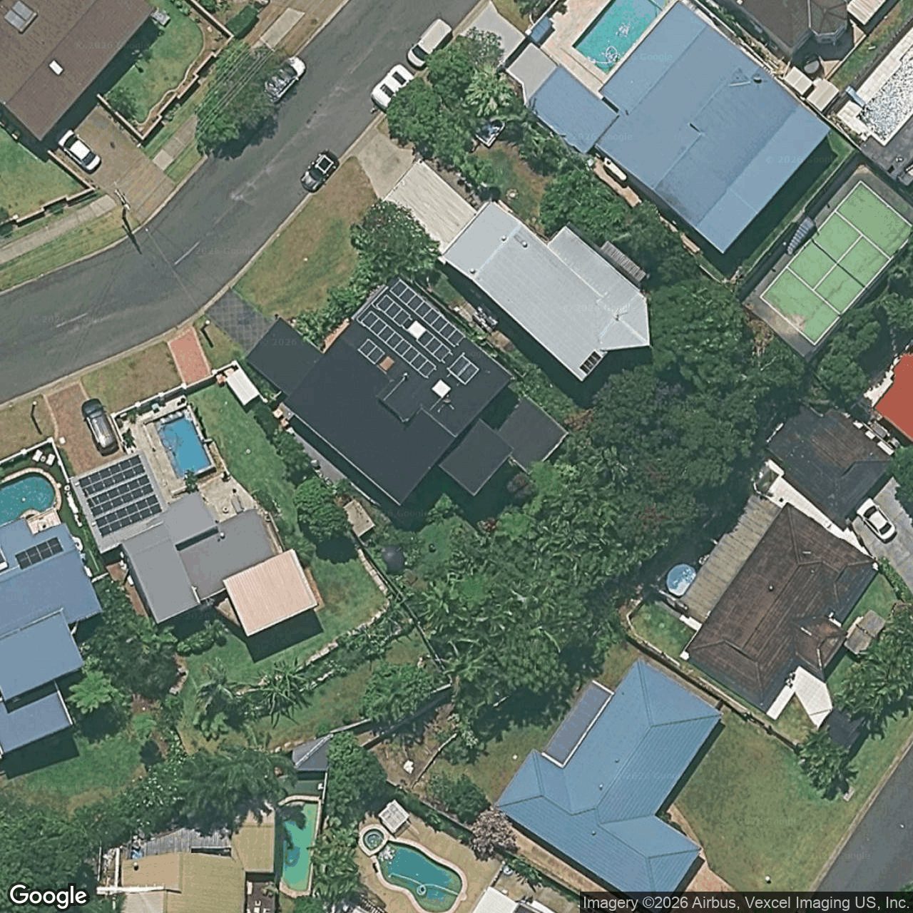 Aerial view of 30 Seaview Parade, Elanora QLD 4221