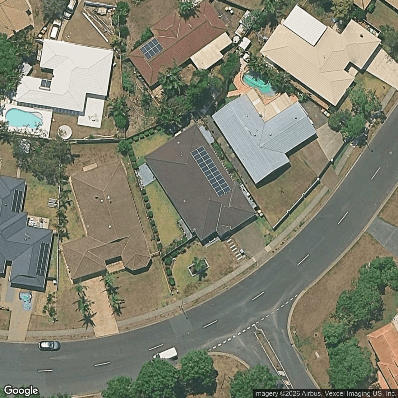 Aerial view of 54 Saffron Street, Elanora QLD 4221
