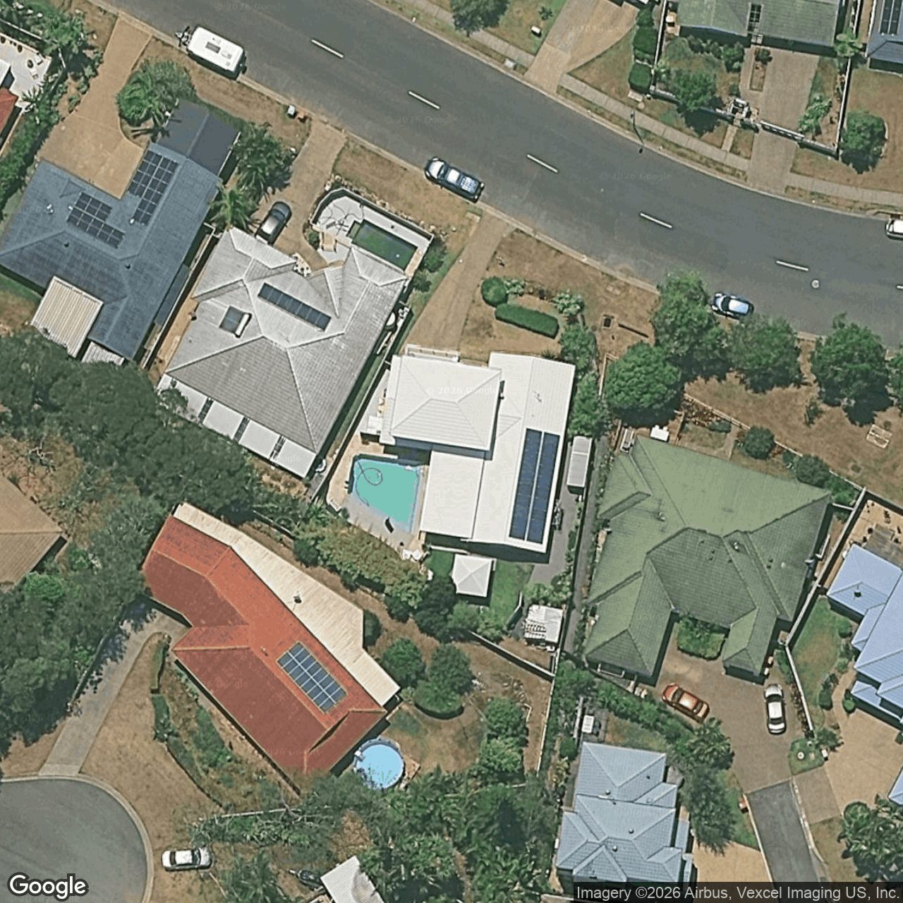 Aerial view of 45 Saffron Street, Elanora QLD 4221