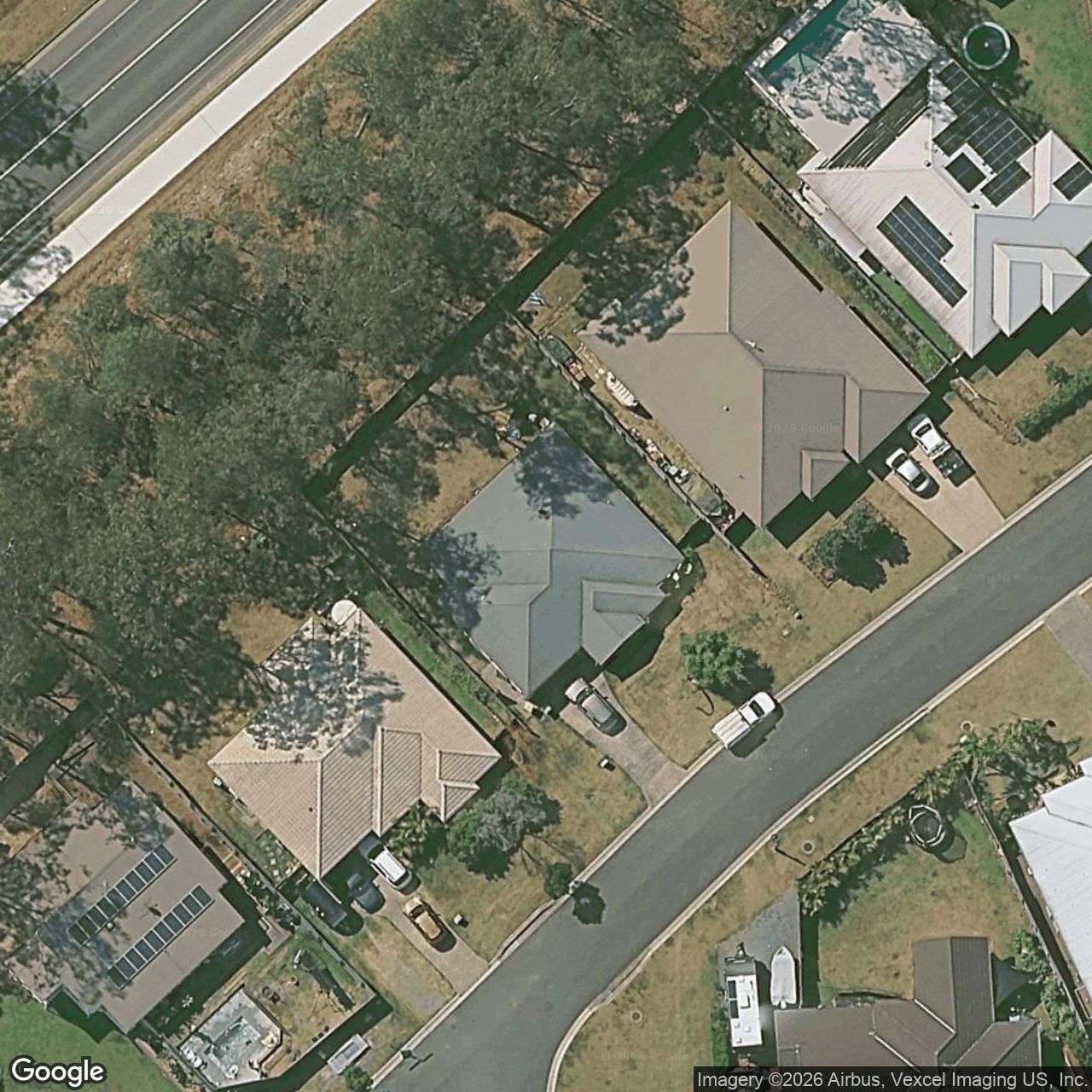 Aerial view of 45 Moondani Drive, Gilston QLD 4211