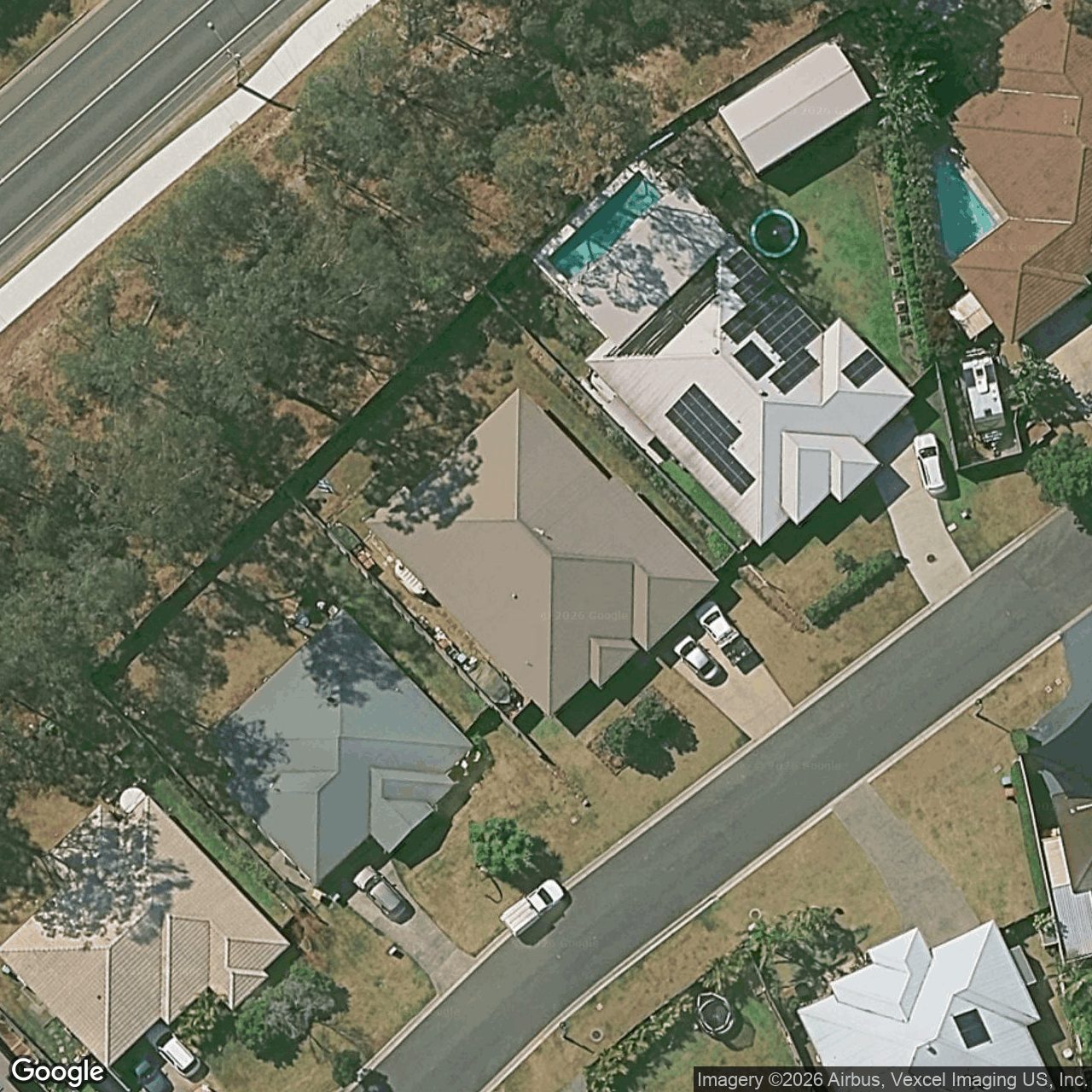 Aerial view of 43 Moondani Drive, Gilston QLD 4211