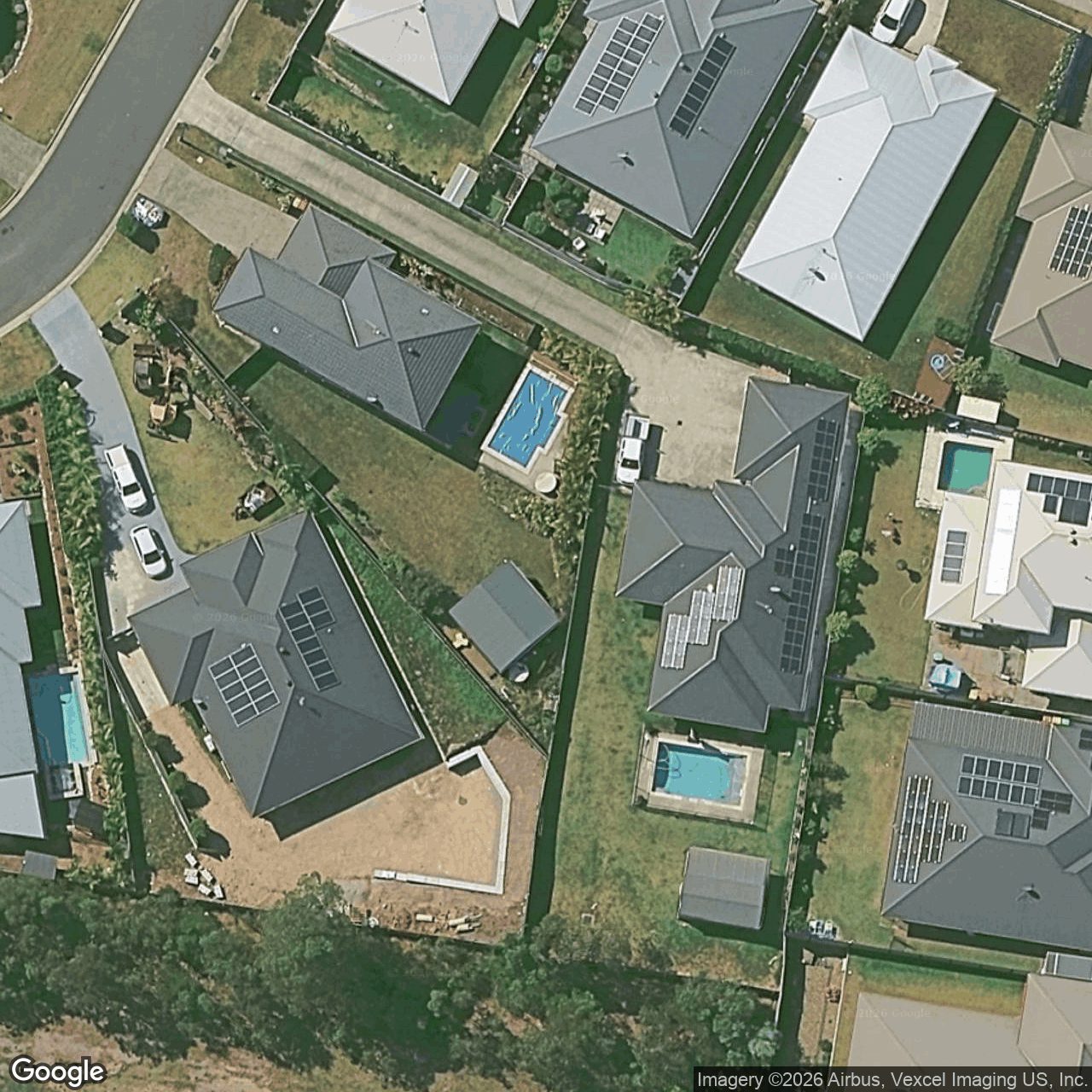Aerial view of 6 Wattlebird Crescent, Gilston QLD 4211