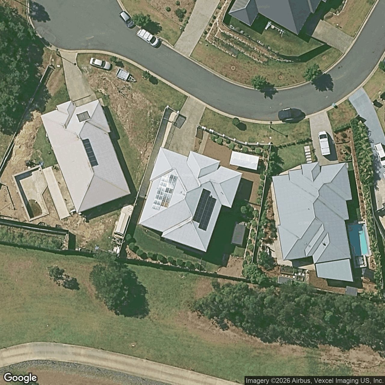 Aerial view of 14 Wattlebird Crescent, Gilston QLD 4211