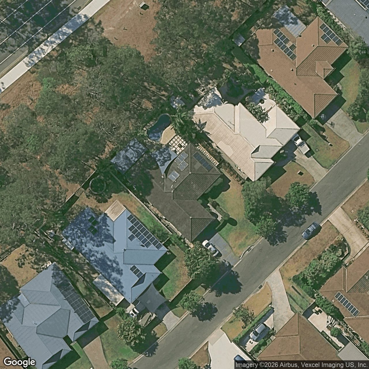 Aerial view of 8 Platinum Court, Gilston QLD 4211