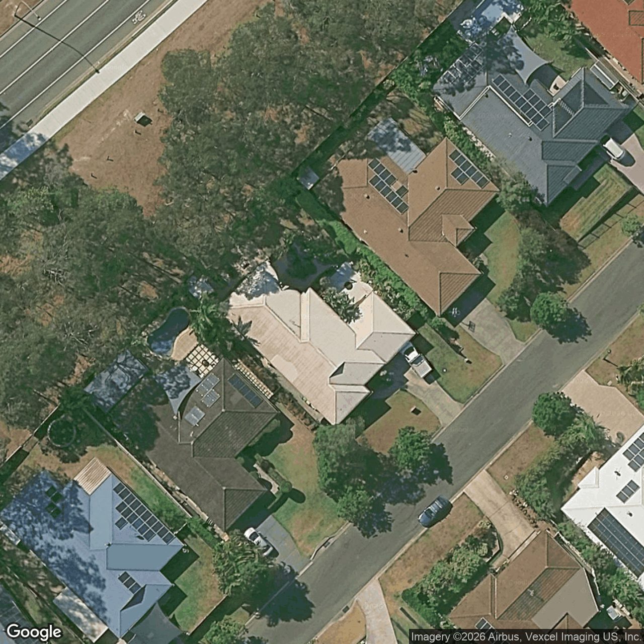 Aerial view of 10 Platinum Court, Gilston QLD 4211