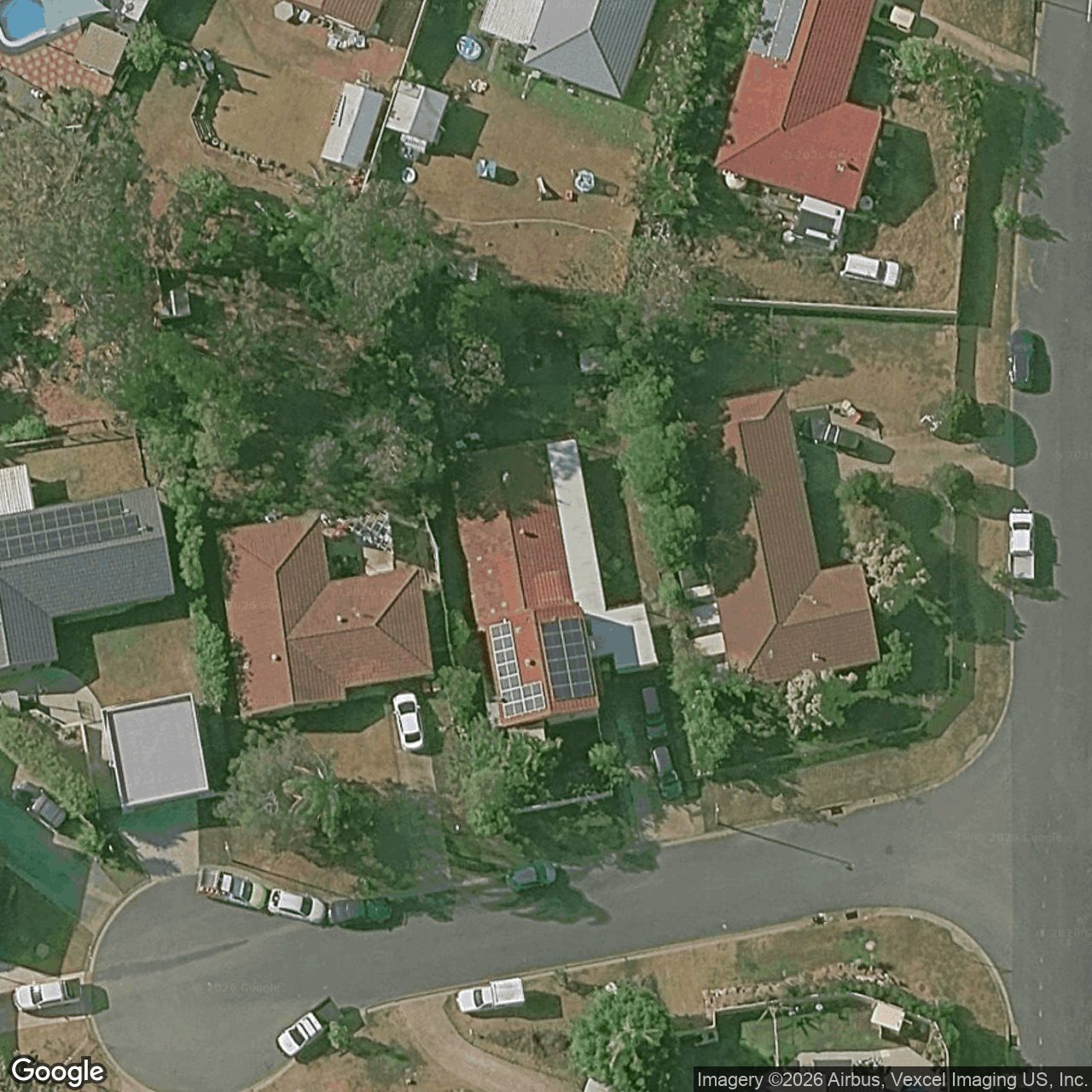 Aerial view of 3 Pauline Place, Highland Park QLD 4211