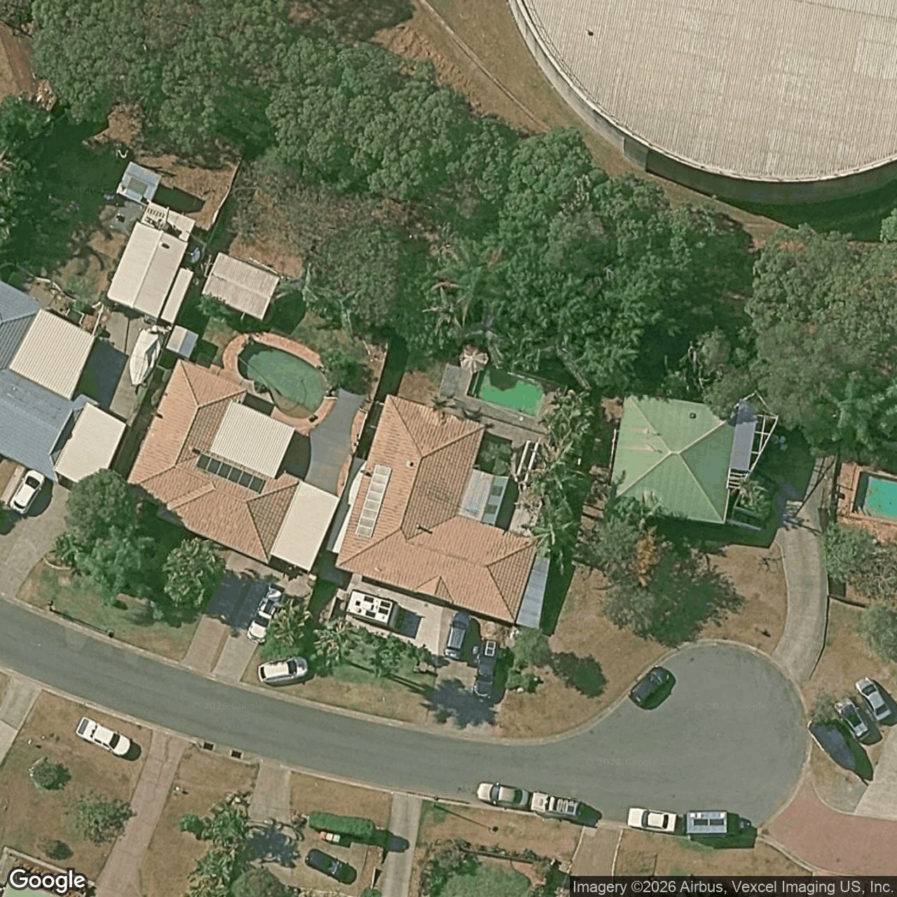 Aerial view of 8 Lochinvar Court, Highland Park QLD 4211