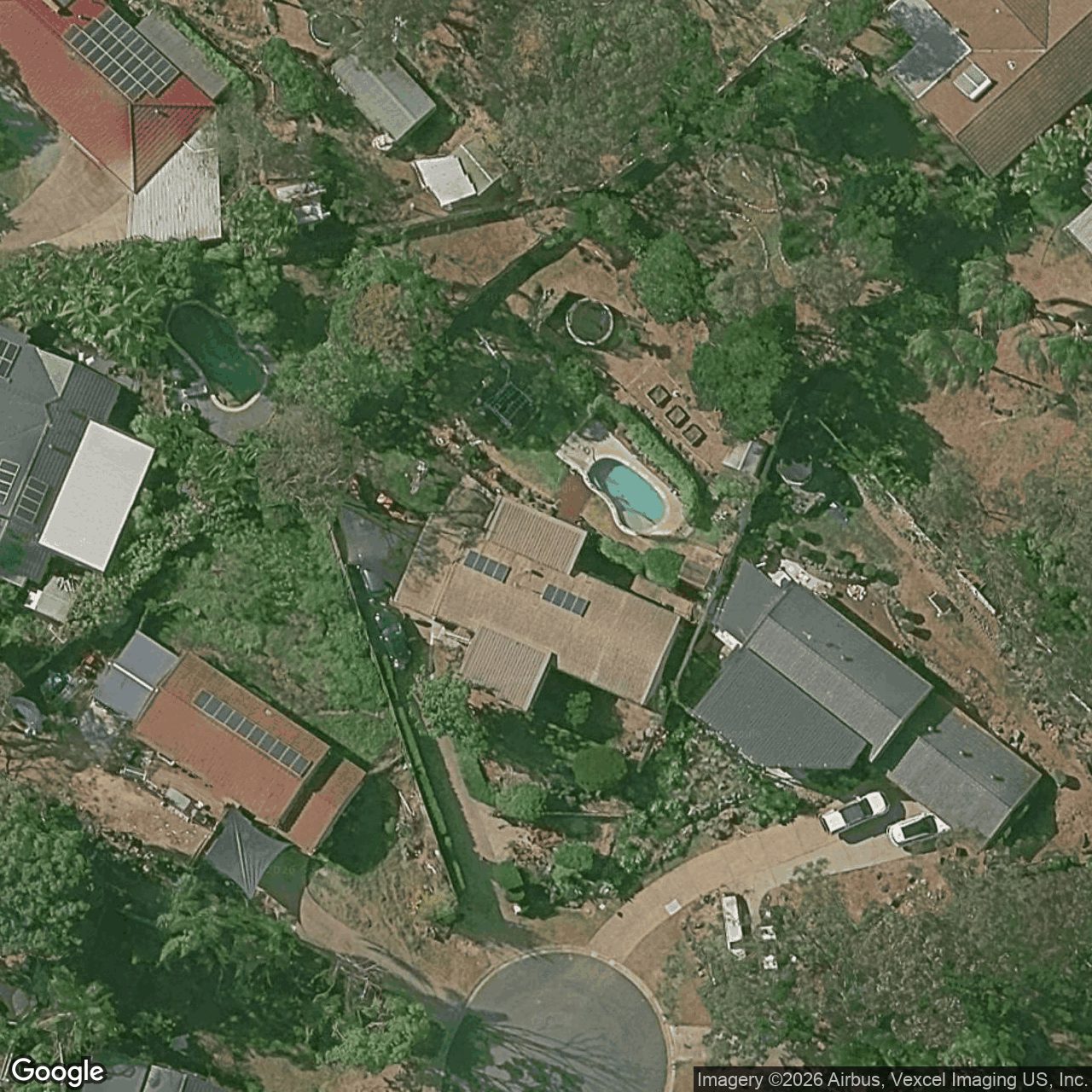 Aerial view of 6 Beau Court, Highland Park QLD 4211