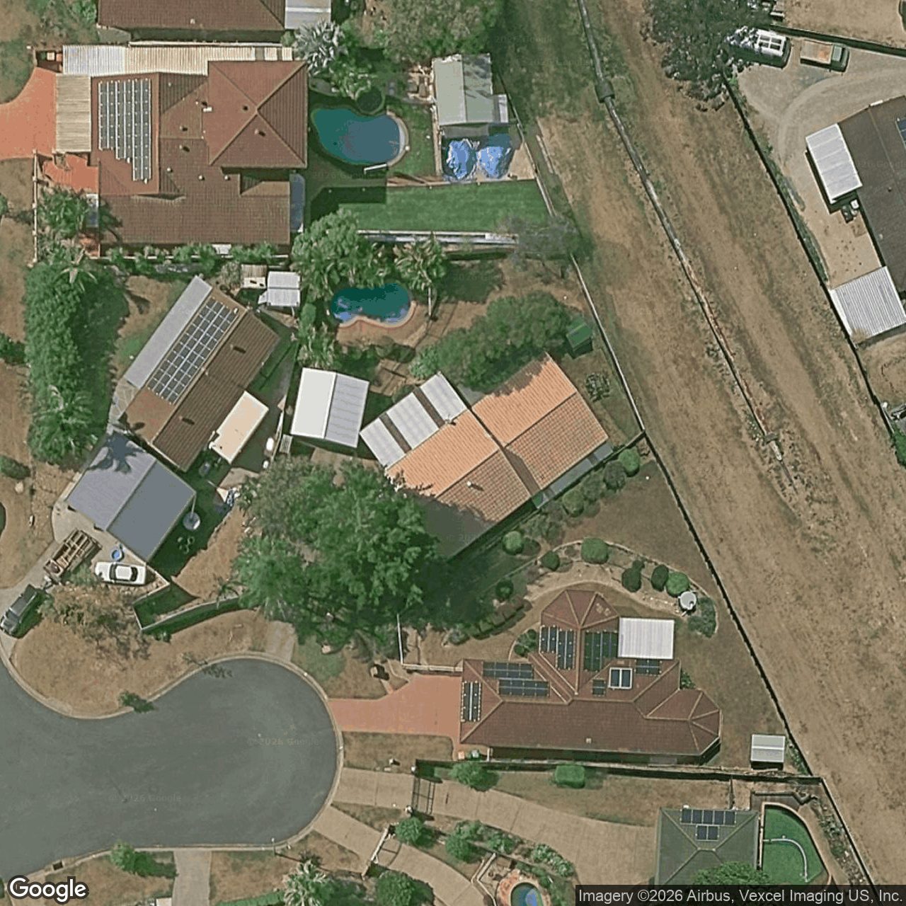 Aerial view of 12 Sue Court, Highland Park QLD 4211
