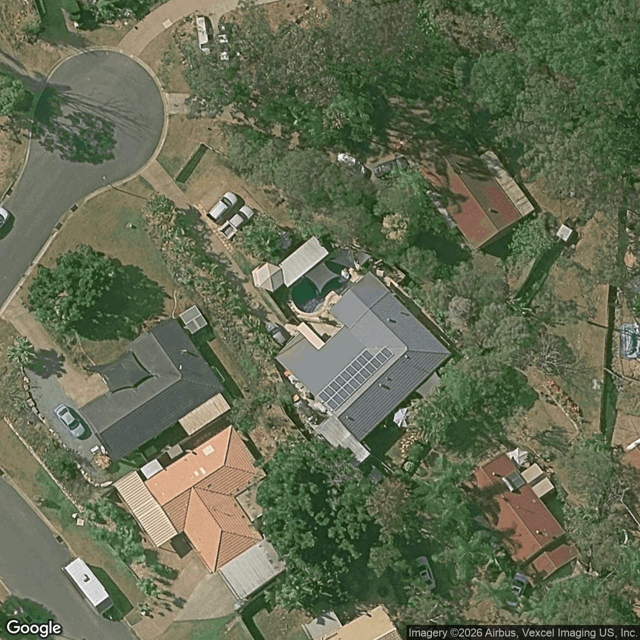 Aerial view of 3 Beau Court, Highland Park QLD 4211