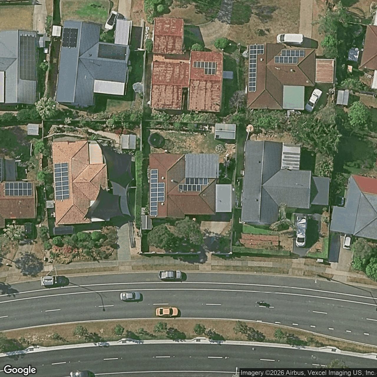 Aerial view of 57 Alexander Drive, Highland Park QLD 4211