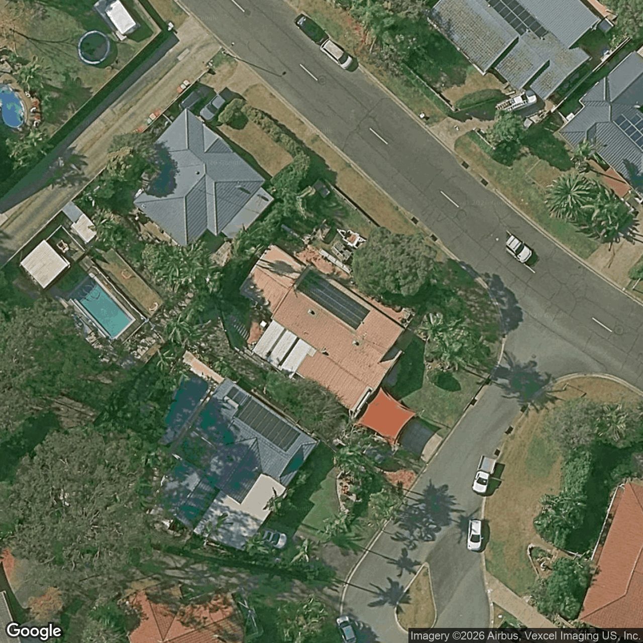Aerial view of 1 Rob Roy Court, Highland Park QLD 4211