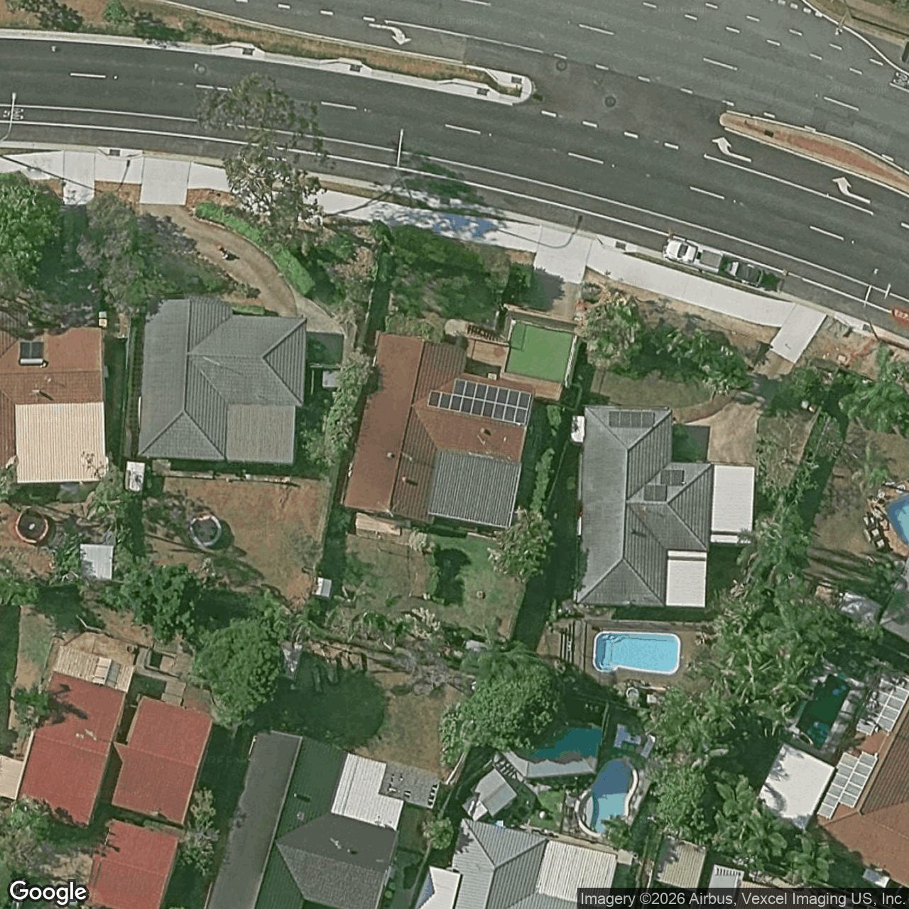 Aerial view of 54 Alexander Drive, Highland Park QLD 4211