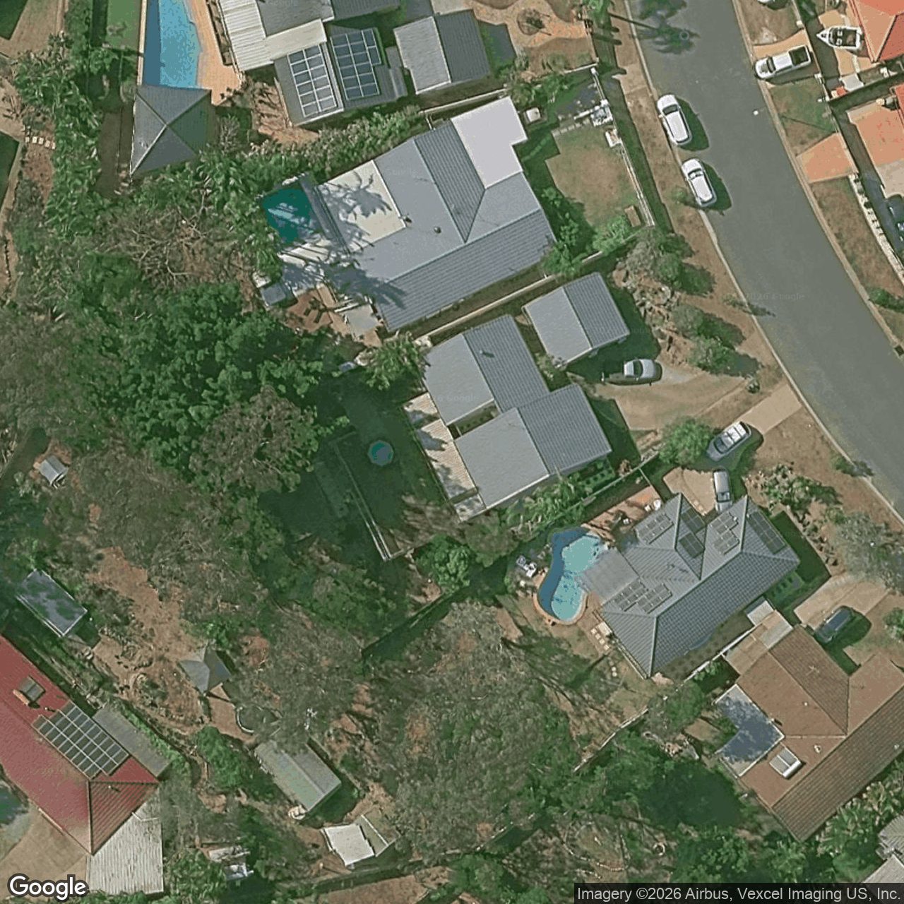 Aerial view of 21 Quigan Terrace, Highland Park QLD 4211