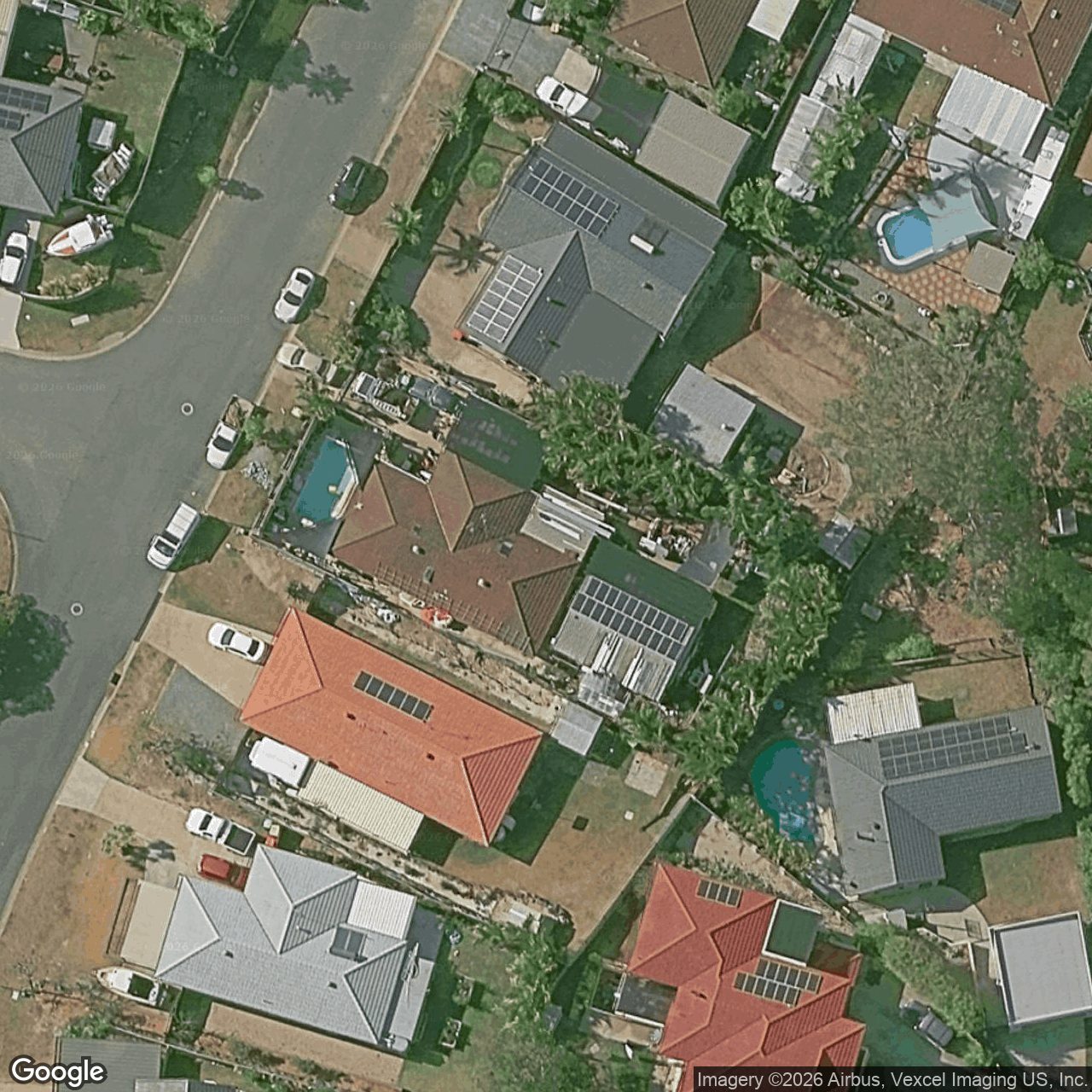 Aerial view of 6 Quigan Terrace, Highland Park QLD 4211