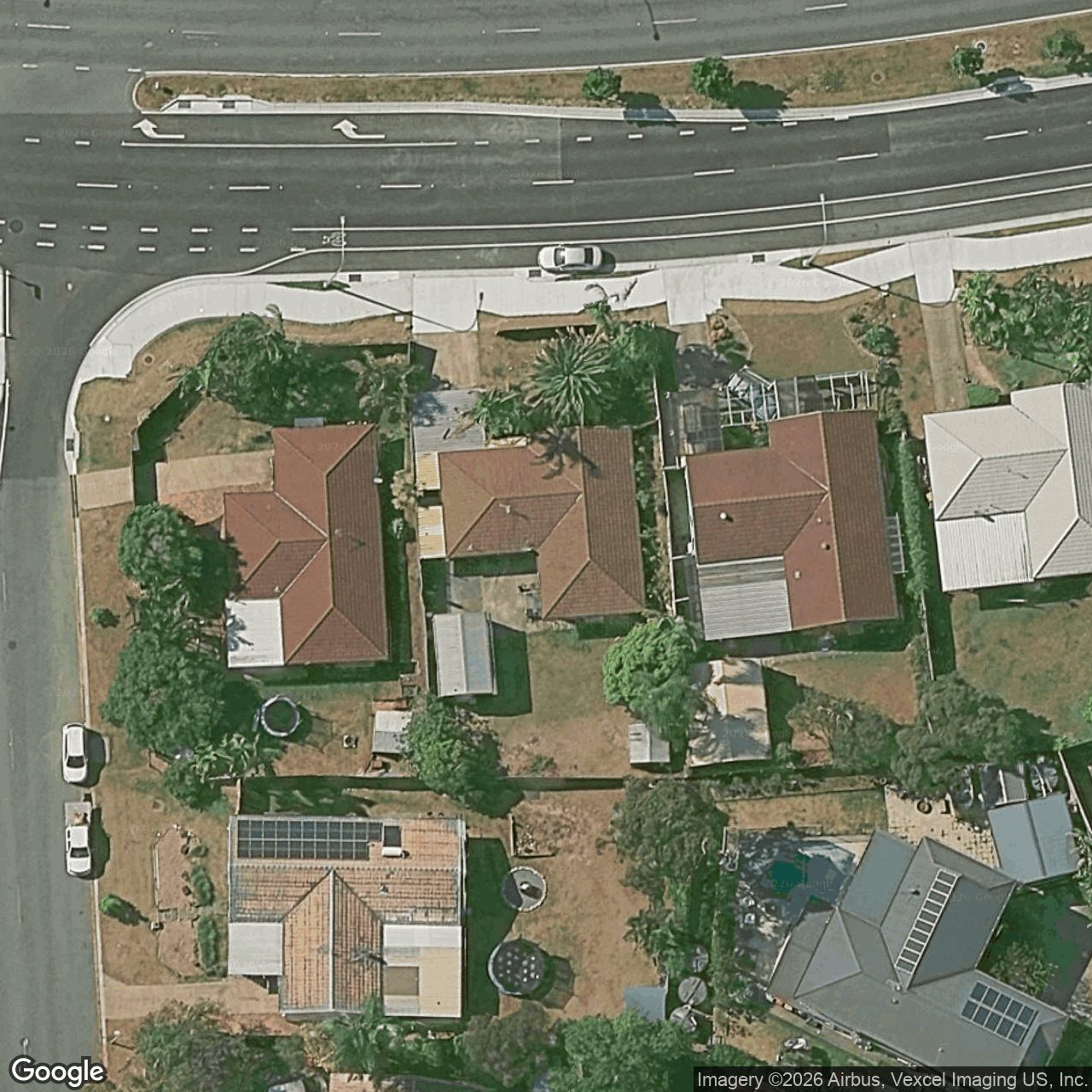 Aerial view of 70 Alexander Drive, Highland Park QLD 4211