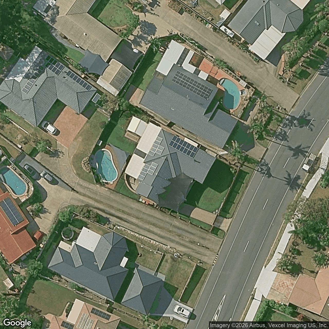 Aerial view of 55 Kincaid Drive, Highland Park QLD 4211