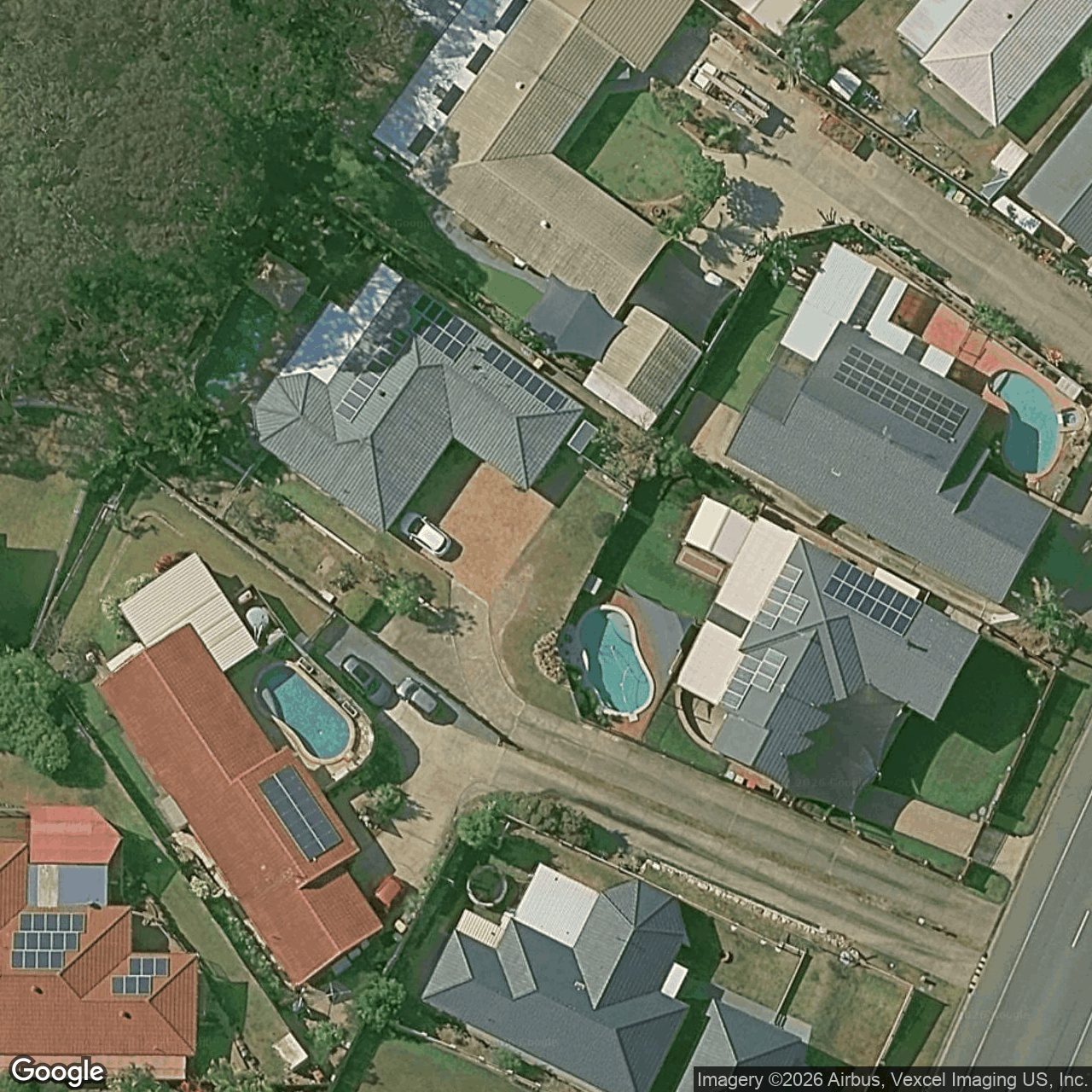 Aerial view of 57 Kincaid Drive, Highland Park QLD 4211