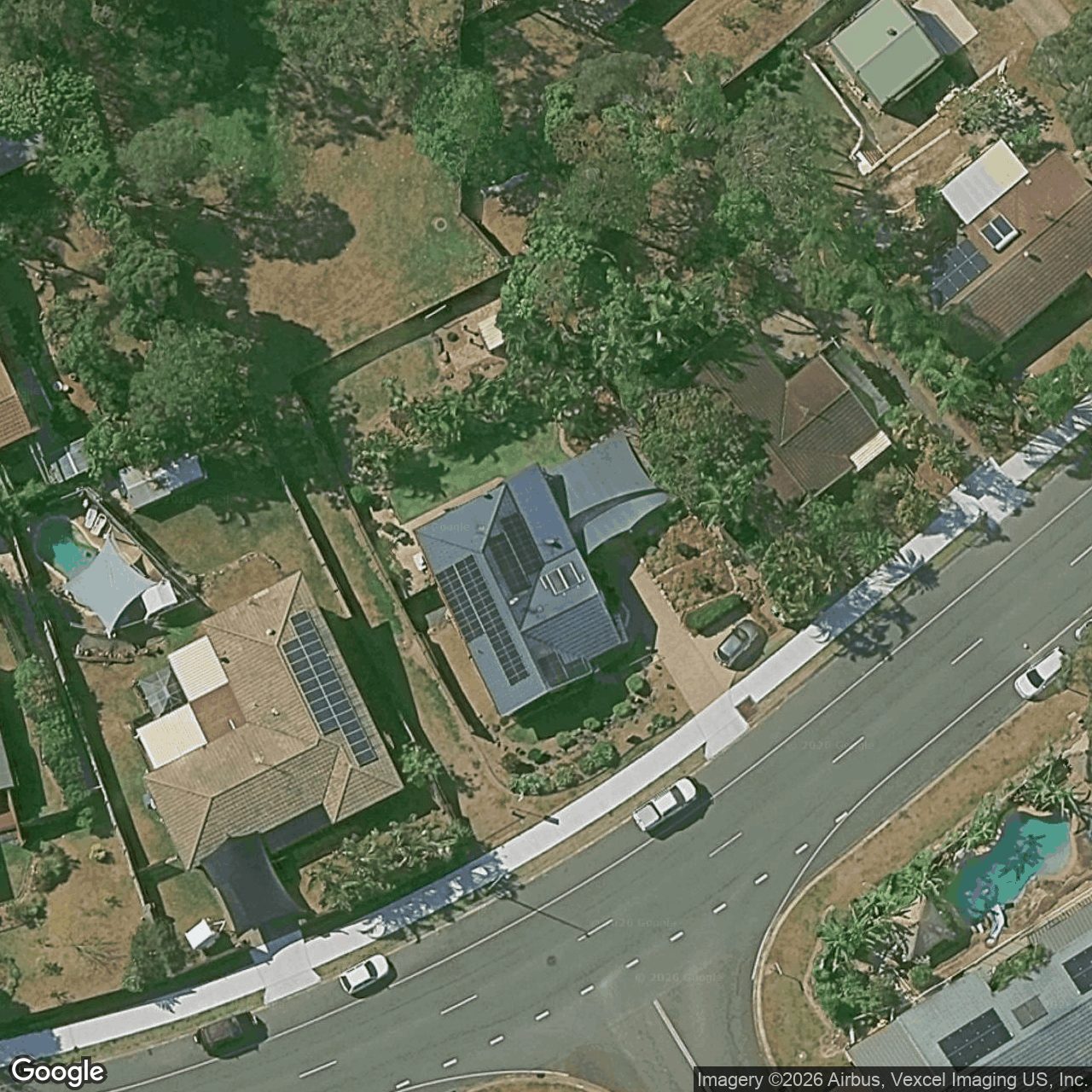 Aerial view of 21 Kincaid Drive, Highland Park QLD 4211