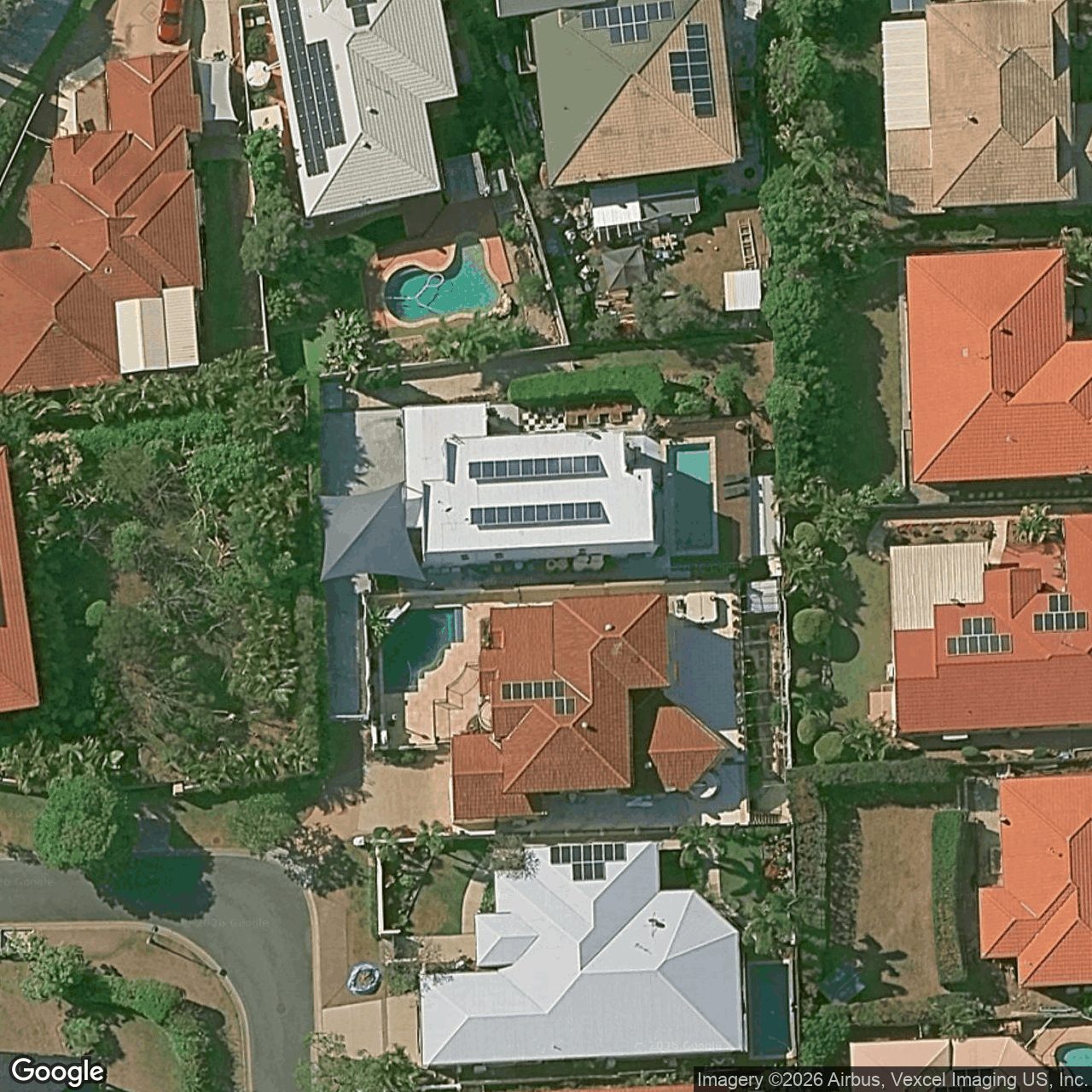 Aerial view of 13 Mercure Place, Highland Park QLD 4211
