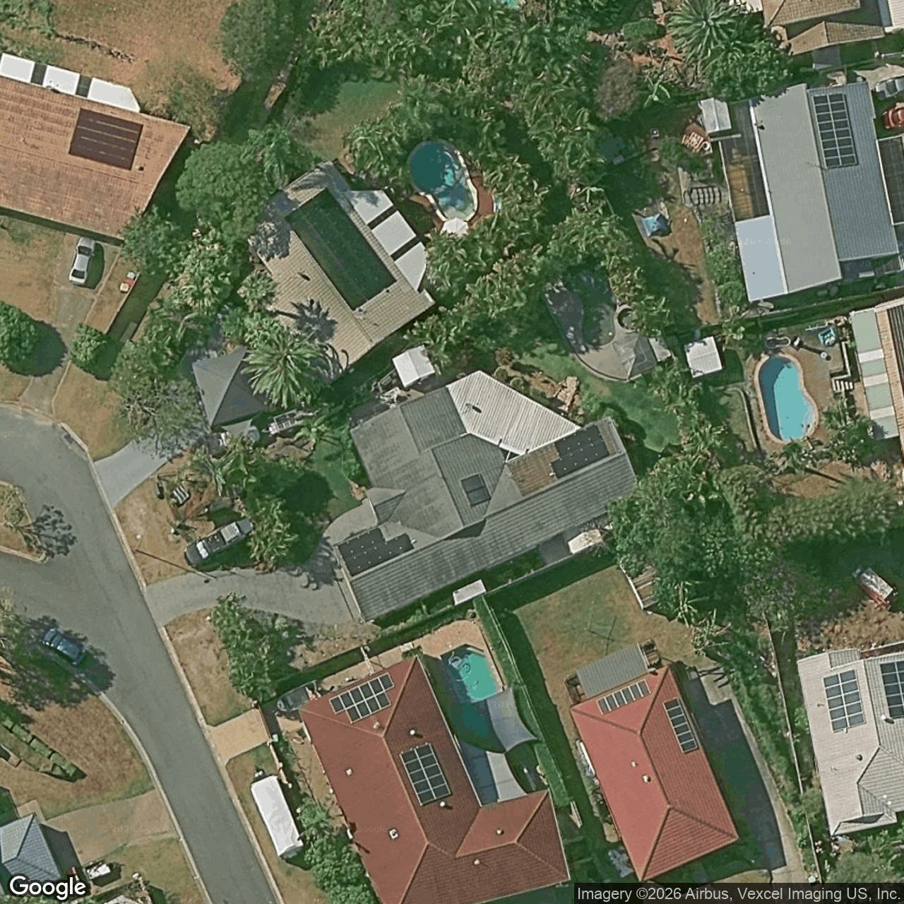 Aerial view of 3 Dewar Court, Highland Park QLD 4211