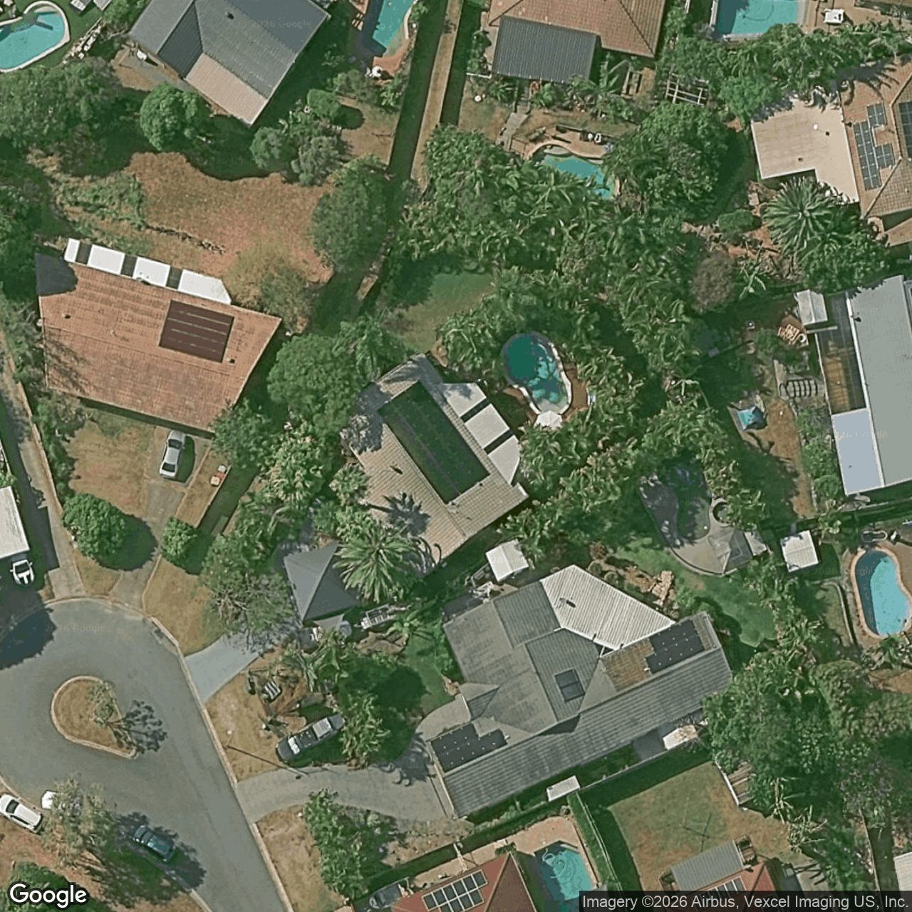 Aerial view of 5 Dewar Court, Highland Park QLD 4211
