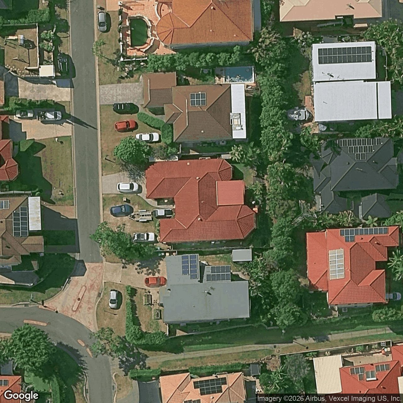 Aerial view of 3 Mercure Place, Highland Park QLD 4211