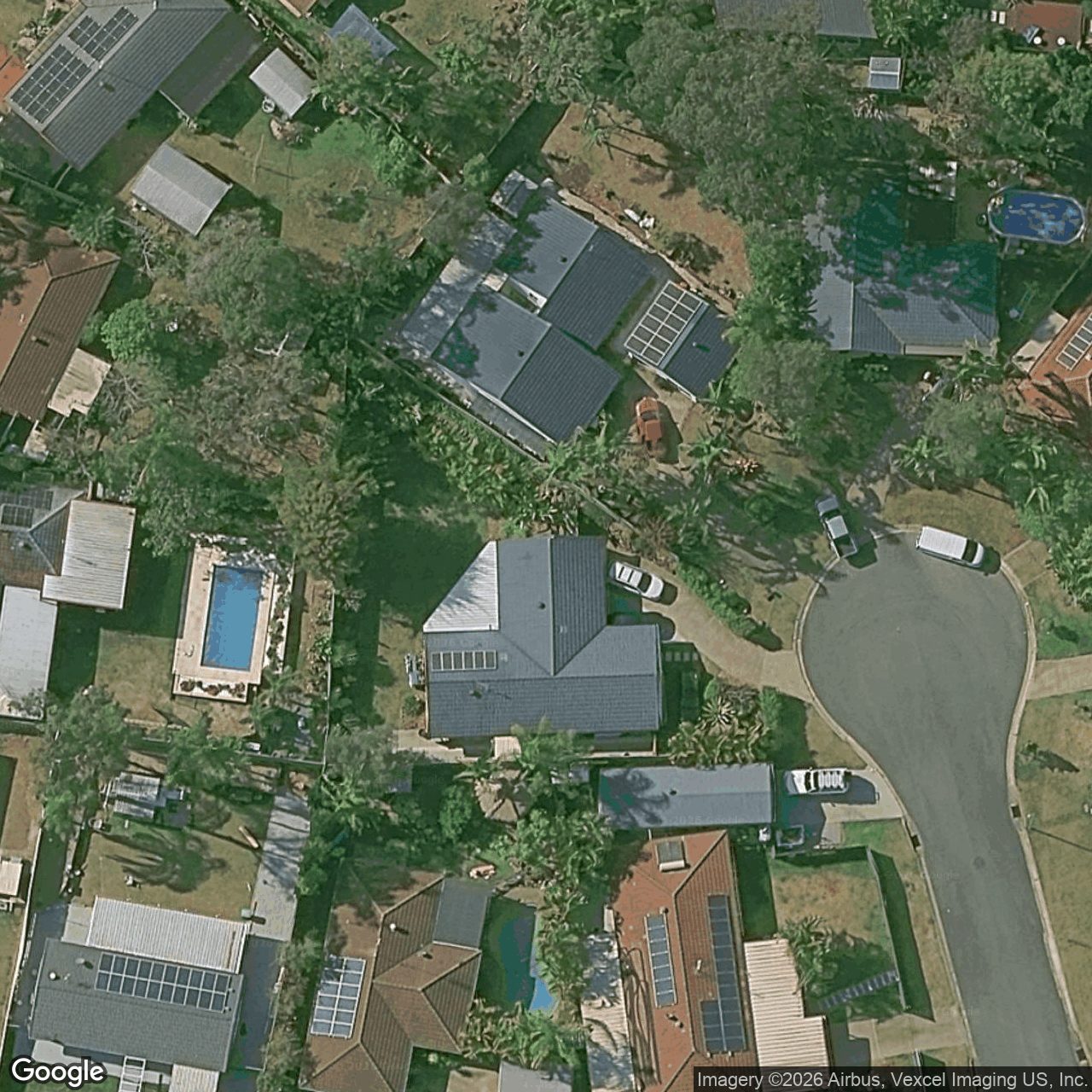Aerial view of 4 Survey Court, Highland Park QLD 4211