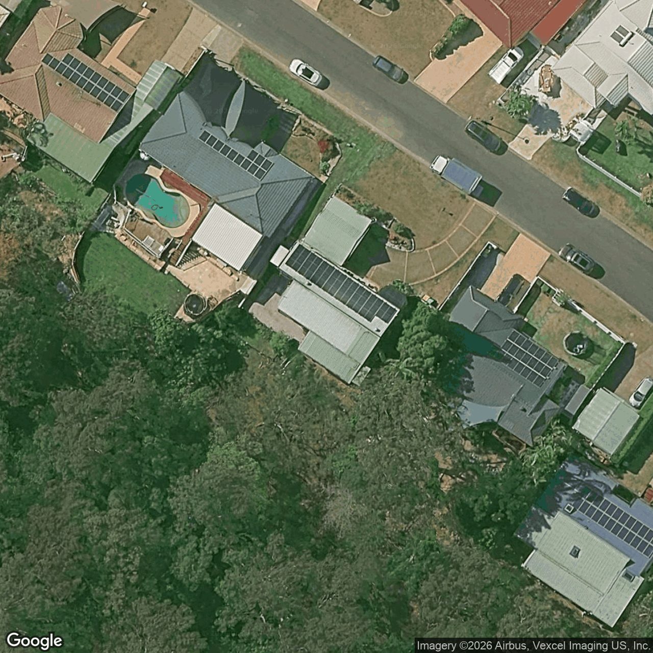 Aerial view of 9 Trafalgar Street, Highland Park QLD 4211