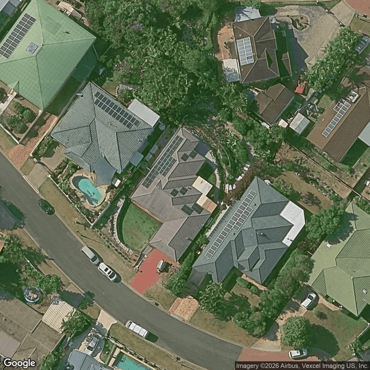 Aerial view of 18 Trafalgar Street, Highland Park QLD 4211