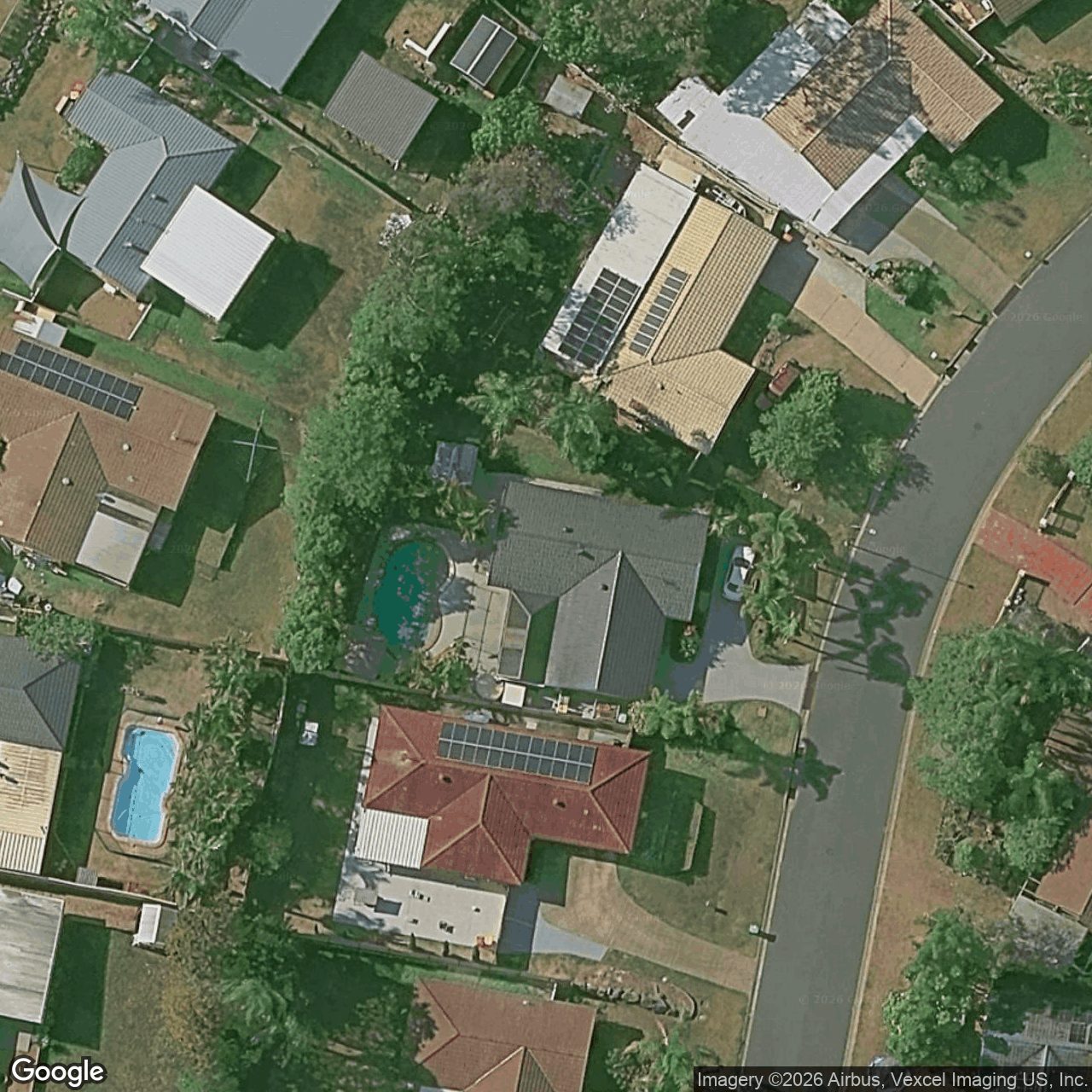 Aerial view of 8 Marlene Court, Highland Park QLD 4211