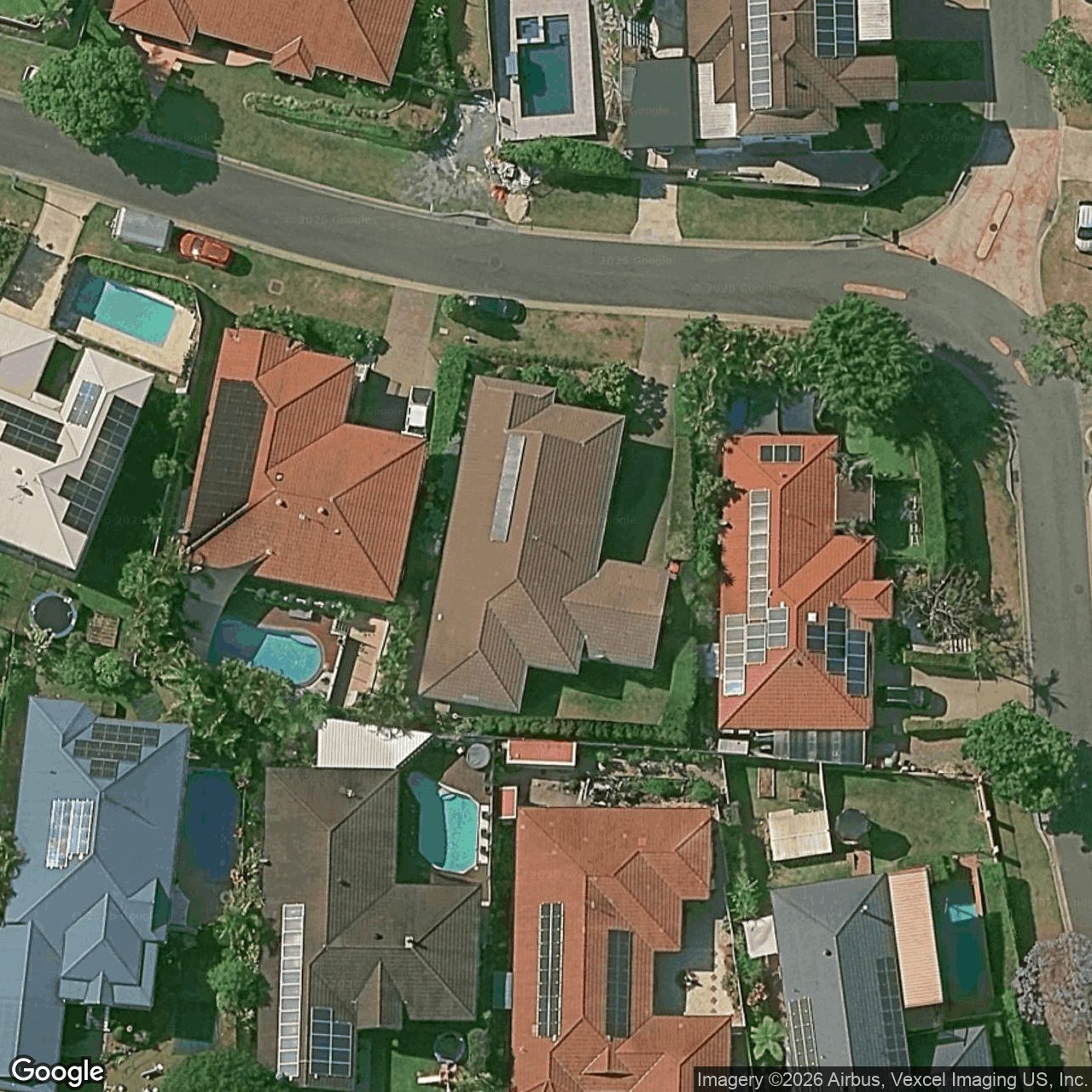 Aerial view of 6 Ballah Crescent, Highland Park QLD 4211
