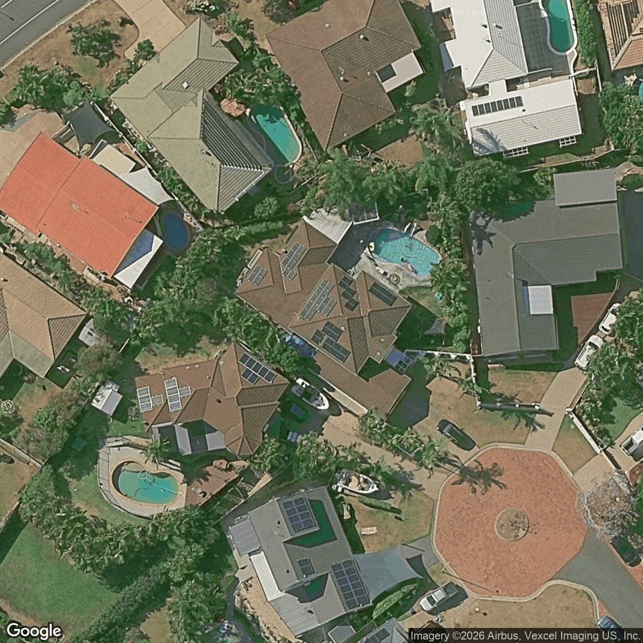 Aerial view of 2 Ardrossan Place, Highland Park QLD 4211