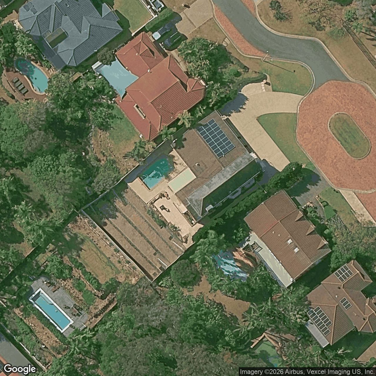 Aerial view of 15 Ardrossan Place, Highland Park QLD 4211